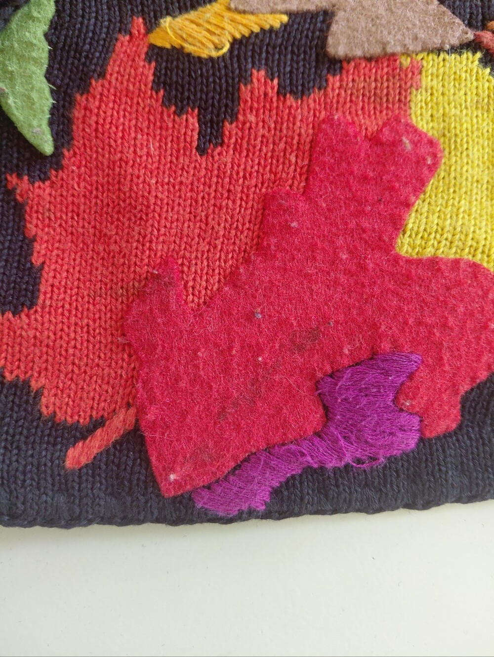 VINTAGE Michael Simon Sunflower Cardigan - Picture 9 of 10